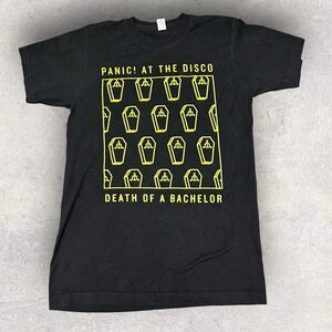 Panic at the Disco Death of‎ a Bachelor shirt Medium Black Yellow